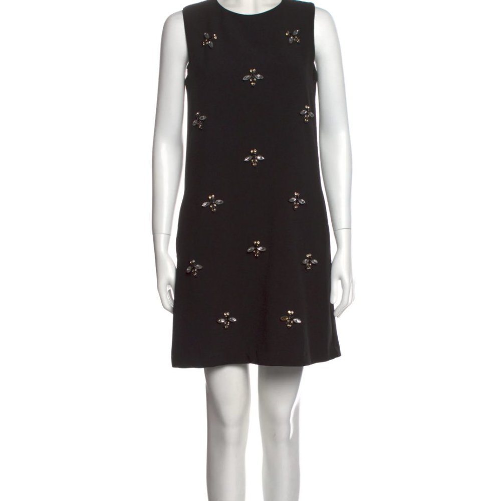 Nicole Miller Rhinestone Bee Shift Dress - Never Worn